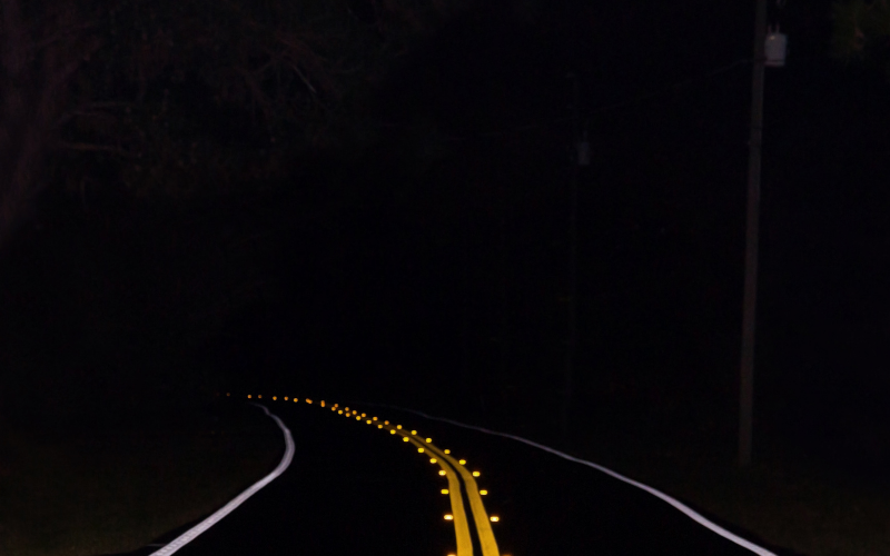 driving a vehicle at night